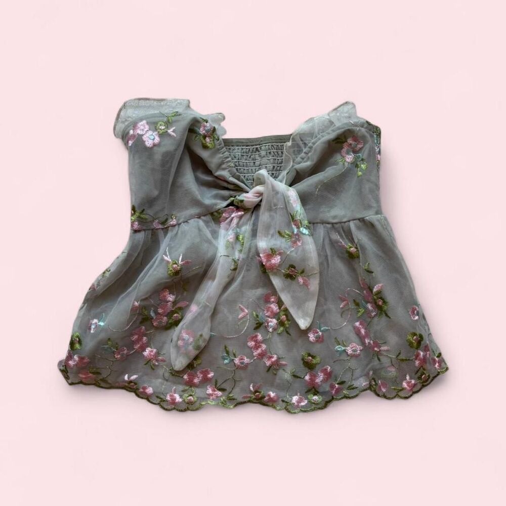 Women's Babydoll Floral Top